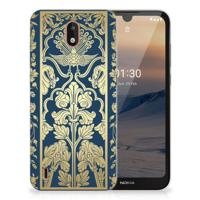 Nokia 1.3 TPU Case Beige Flowers - thumbnail