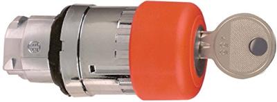 Schneider Electric ZB4BS934 ZB4BS934 Terugstelbaar, Vergrendelbaar (Ø) 22 mm Zonder markering Chroom, Rood 1 stuk(s)