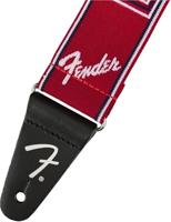 Fender Weighless 2" Monogrammed Strap Red/White/Blue gitaarband - thumbnail