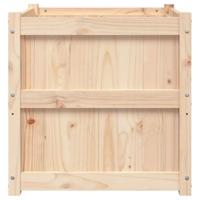 Plantenbak 60x60x60 cm massief grenenhout - thumbnail