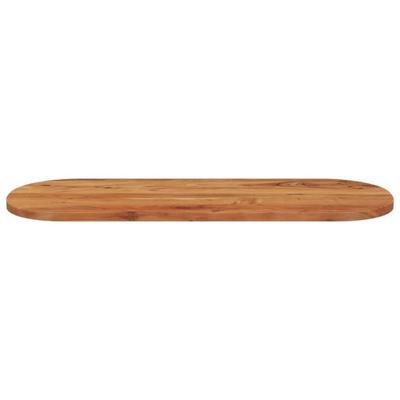 Tafelblad ovaal 140x50x3,8 cm massief acaciahout