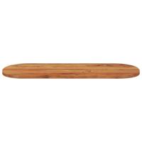 Tafelblad ovaal 140x50x3,8 cm massief acaciahout - thumbnail