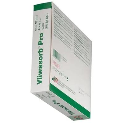 Vliwasorb Pro Verband 10x10cm 10 32640