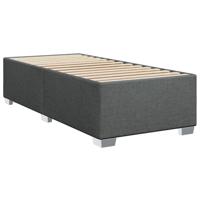 Boxspring met matras stof donkergrijs 80x200 cm - thumbnail