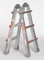 Waku Telescoopladder vouwladder 4x3 treden - 1413800100 - thumbnail