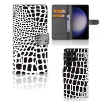 Samsung Galaxy S23 Ultra | Telefoonhoesje | Met pasjeshouder | Slangenprint - thumbnail