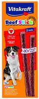 VITAKRAFT Beef Stick with turkey - hondensnack - 2x12 g - thumbnail