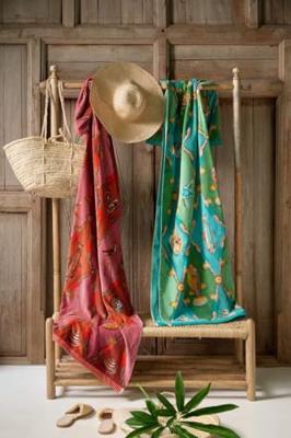 Pip Studio Pip Studio Little Sea Beachtowel - Groen 100x180 cm Pip Studio Pip Studio Little Sea Beachtowel - Groen 100x180 cm