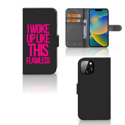 Apple iPhone 14 Hoesje met naam Woke Up - Origineel Cadeau Zelf Maken Apple iPhone 14 Hoesje met naam Woke Up - Origineel Cadeau Zelf Maken