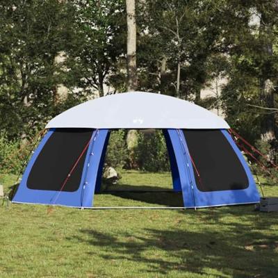 Zwembadtent afneembare buitentent gaaswanden azuurblauw Zwembadtent afneembare buitentent gaaswanden azuurblauw