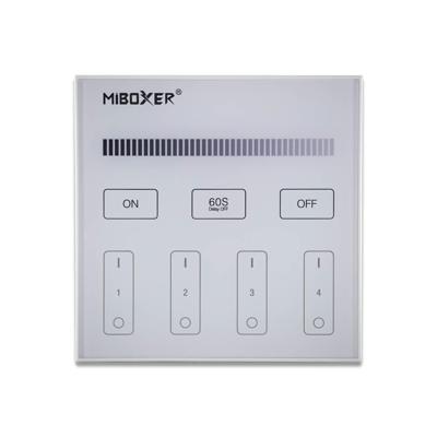 Milight enkelkleurige LED-strip wandtouch bediening 4 zone