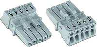 WAGO 890-245 Netstekker 890 Bus Totaal aantal polen: 5 16 A Grijs 50 stuk(s) - thumbnail