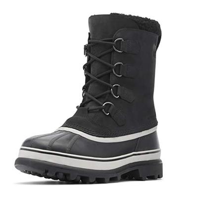 Sorel Caribou Wp Heren Sneeuwlaars Black, Dark Stone 15