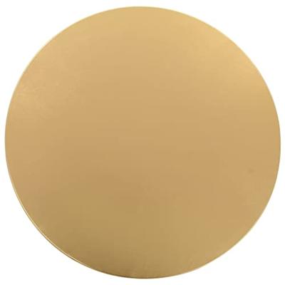VidaXL 2 st tafelhoezen stretch 80 cm goud VidaXL 2 st tafelhoezen stretch 80 cm goud