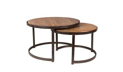 Wants&Needs Furniture Salontafel Jack Set van 2 Wants&Needs Furniture Salontafel Jack Set van 2