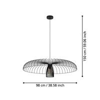 Stars of Light XXL draad hanglampChamperico Ø 99cm - 390217 - thumbnail