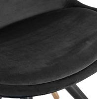 ALTEREGO HAMILTON Design stoel - Zwart - thumbnail