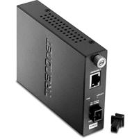 TRENDnet Intelligent 1000Base-T naar 1000Base-LX Single Mode SC-glasvezelconverter met dubbele golflengte (40 km/24,85 mijl), TFC-1000S40D5 - thumbnail
