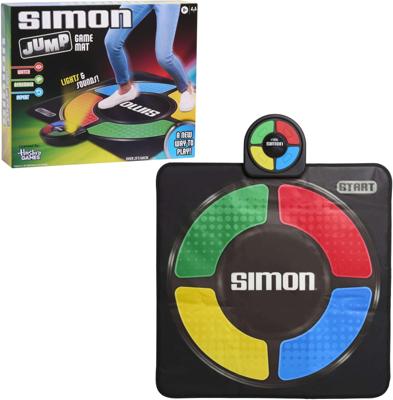 Simon Jump van Hasbro, Bordspellen met geluids- en lichteffecten, Elektronische geheugenspellen voor kinderen, Just Play vanaf 8 jaar
