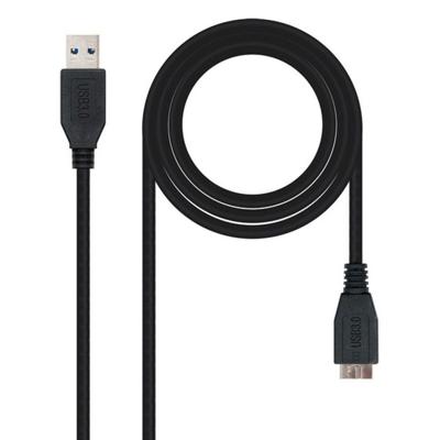 Kabel USB 3.0 naar Micro USB B NANOCABLE 10.01.110-BK Afmeting 2 m