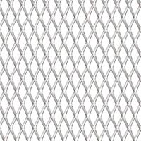 VidaXL Draadhek 50x50 cm 20x10x2 mm roestvrij staal - thumbnail