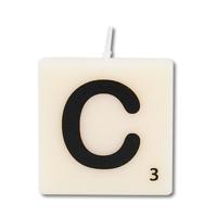 Paperdreams letter kaarsje c, 4st. - thumbnail