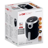 Clatronic FR 3769 H Airfryer 1.8 l 1000 W Zwart, Zilver - thumbnail