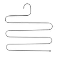 QUVIO Kledinghanger voor 5 broeken staal - thumbnail