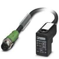 Phoenix Contact 1435467 Sensor/actuator connector, geassembleerd M12 Aantal polen (sensoren): 3 Stekker, recht, Stekker, haaks 3.00 m 1 stuk(s) - thumbnail