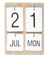 Muurkalender met kaarten 22x17x2,5 cm - thumbnail