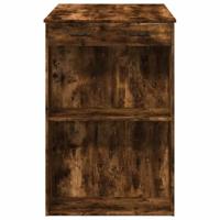 Bartafel 102x70x103,5 cm bewerkt hout gerookt eikenkleurig - thumbnail