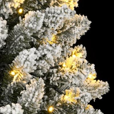 Kunstkerstboom met 300 LED's en sneeuw 180 cm
