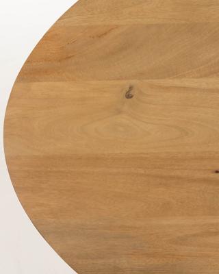 Kave Home Ovale Eettafel 'Leska' 200 x 110cm, kleur Naturel Kave Home Ovale Eettafel 'Leska' 200 x 110cm, kleur Naturel