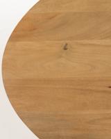 Kave Home Ovale Eettafel 'Leska' 200 x 110cm, kleur Naturel - thumbnail