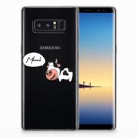 Samsung Galaxy Note 8 Telefoonhoesje met Naam Cow - thumbnail