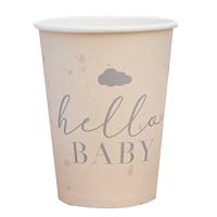 Geboorte Bekers &apos;Hello Baby&apos; (8st) - thumbnail