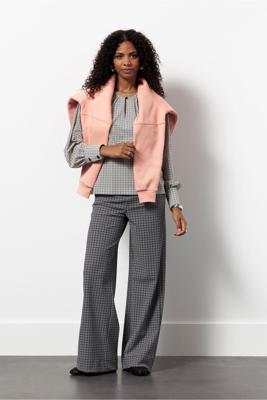 Lexie bonded circle trousers - black/kit - 13421