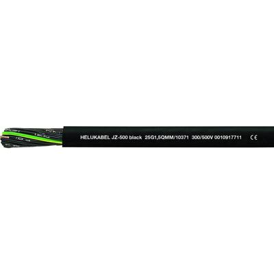 Helukabel JZ-500 Black Stuurstroomkabel 25 G 1 mm² Zwart (RAL 9005) 10363-1000 1000 m