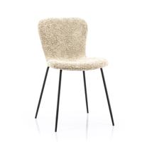 By-Boo Eetkamerstoel 'Skip', kleur Beige - thumbnail