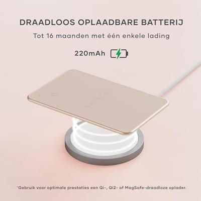 Satechi FindAll tracking kaart met FindMy - Desert Rose Satechi FindAll tracking kaart met FindMy - Desert Rose