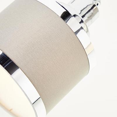 Brilliant 4-lichts plafondlampAlexia chroom en grijs - 99305/22