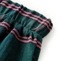 Kinderrok geruit patroon 104 donkergroen - thumbnail
