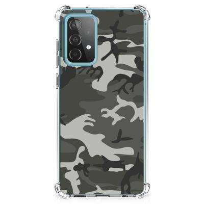 Samsung Galaxy A52 4G/5G Doorzichtige Silicone Hoesje Army Light Samsung Galaxy A52 4G/5G Doorzichtige Silicone Hoesje Army Light