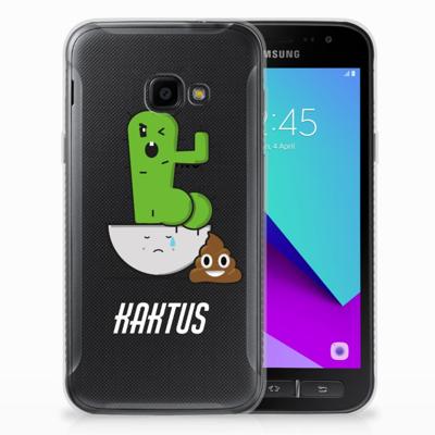 Samsung Galaxy Xcover 4 | Xcover 4s Telefoonhoesje met Naam Cactus Poo Samsung Galaxy Xcover 4 | Xcover 4s Telefoonhoesje met Naam Cactus Poo