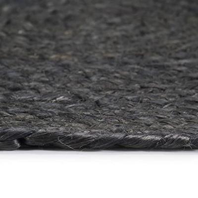 VidaXL Placemats 6 st rond 38 cm jute donkergrijs VidaXL Placemats 6 st rond 38 cm jute donkergrijs