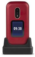 Doro 6060 GSM mobiele telefoon in elegant klapdesign (3 MP camera, 2,8 inch (7,11 cm) display, GPS, Bluetooth) rood-wit - thumbnail