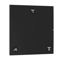 Hansgrohe ShowerSelect Comfort E stopkraan inbouw voor 3 functies, mat zwart - thumbnail