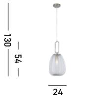 Searchlight Moderne hanglampElixir - 43581-1SN - thumbnail