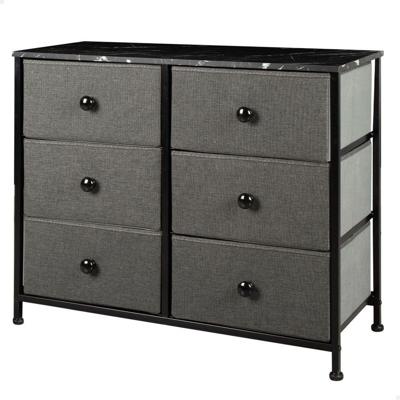 Ladekast Max Home Grijs Marmer 80 x 62 x 30 cm