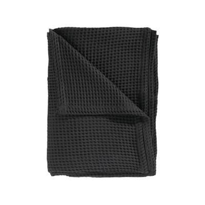 Heckett & Lane Heckett & Lane Wafel Plaid 180x260 Midnight Black